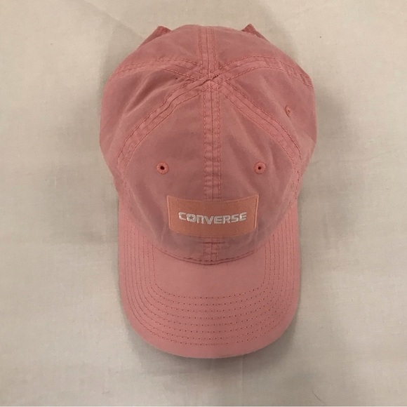 Converse Woman's Pink Adjustable Clasp Ball Cap - Picture 8 of 14